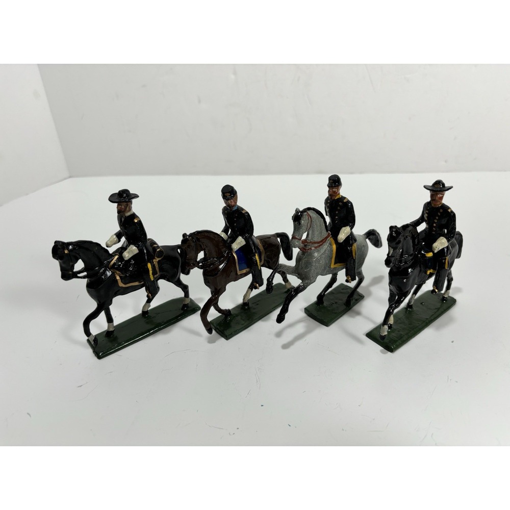 Edmund's‎ Traditional Toy soldiers ? Lot Of 4 Union Cavalry Civil War Soldiers